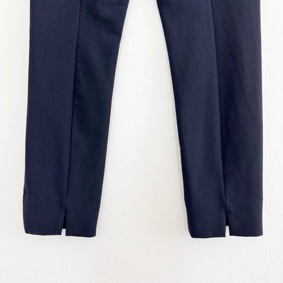Vince Stitch Front Seam Ponte Legging Split Hem Pants Work Office Blue Small - Picture 10 of 12
